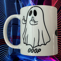 OOOP Ghost Finger Mug