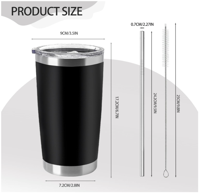 OOOP Ghost 20oz Stainless Steel Tumbler