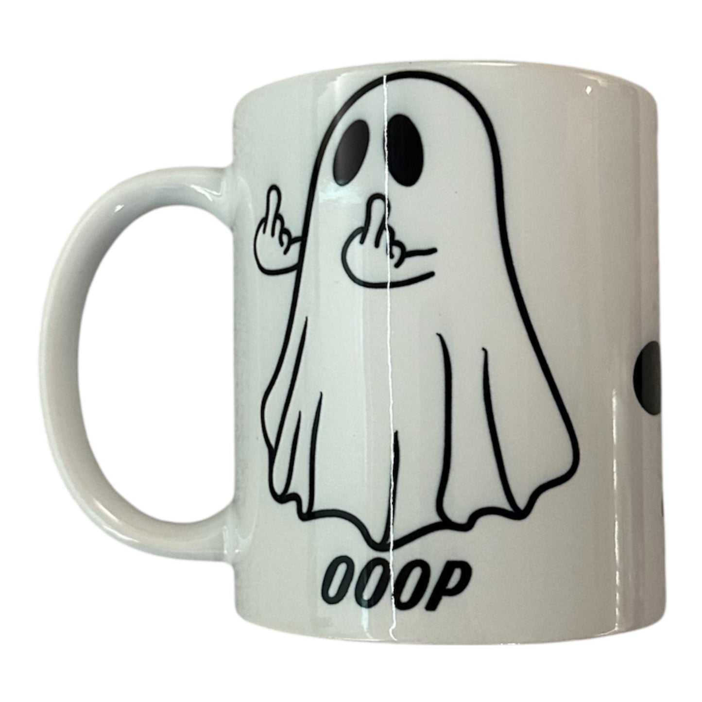 OOOP Ghost Finger Mug