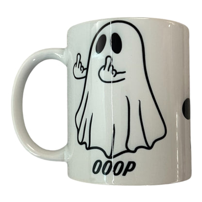 OOOP Ghost Finger Mug