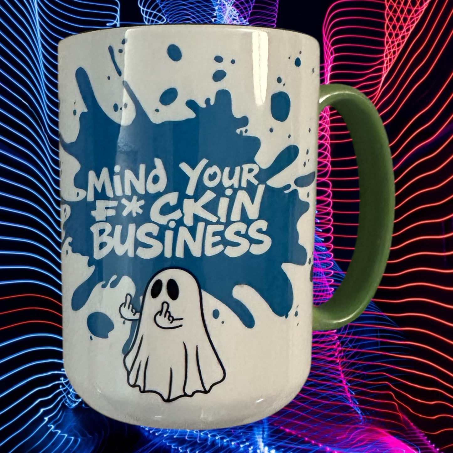 Color OOOP Booty Ghost - Mind Your Business Mug